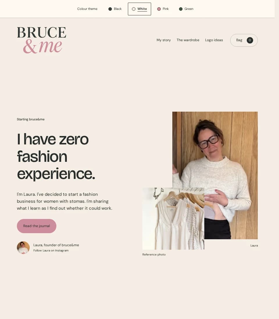 Personal documentary, white theme