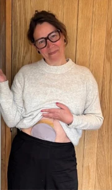 Laura, photographed for her own account of starting a fashion business